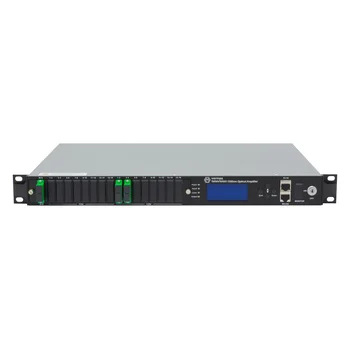 Оптический усилитель VERMAX для сетей КТВ, 2 входа, 4*24dBm выход, RT1, 1U